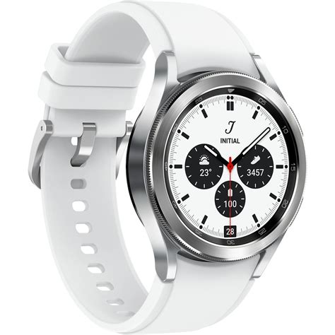 Samsung Galaxy Watch4 Classic Sm R880 42 Mm Silber Smartwatches