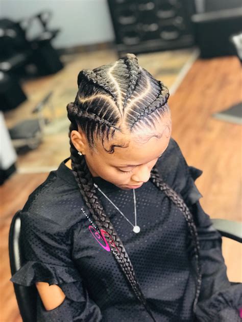 4 Feed In Braids • Houston Braider To Book An Appointment Email