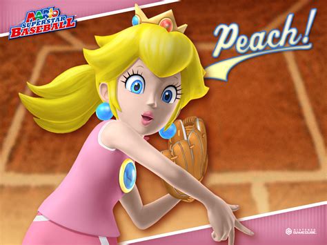 Mario Superstar Baseball Princess Peach Wallpaper 5611866 Fanpop