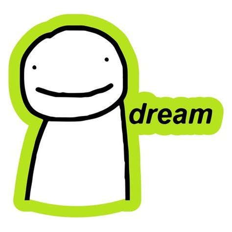 Youtuber Dream Sticker Minecraft Stickers Dream Logo Smile Logo