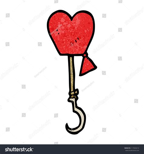 Love Hooked Cartoon Stock Vector Royalty Free 117834214 Shutterstock