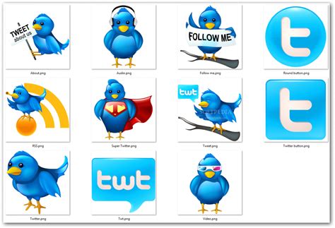 Free Large Twitter Icons Download