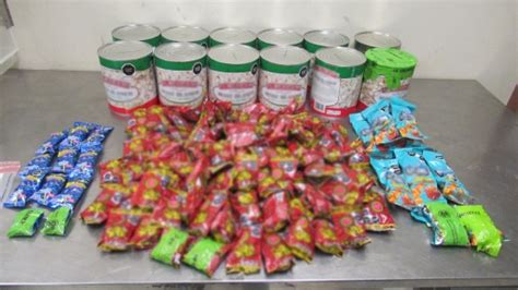 Cbp Seize 900k In Meth Disguised In Candy Rappers Canned Food