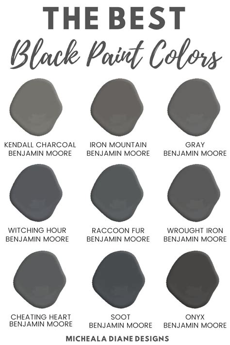 The Best Black Paint Colors Black Paint Color Paint Colors For Home