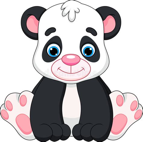 Cute Baby Panda Cartoon Stock Illustration Image Of Bear 35768066