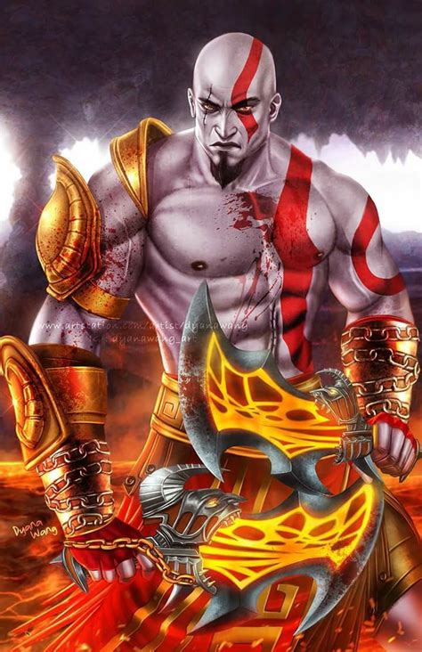 Artstation God Of War Kratos