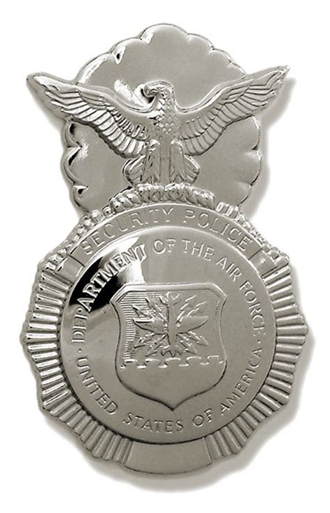 Air Force Security Police Full Size Badge Air Force Full Size