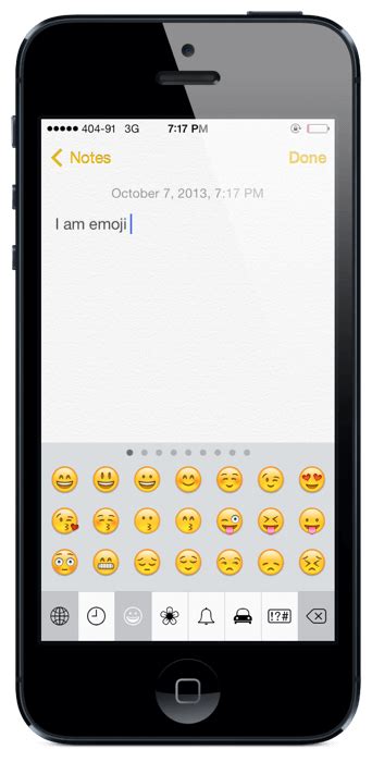 How To Enable Emoticon Smileys On Ios 7 Emoji Keyboard