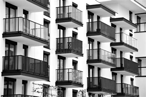 Modern Apartment Buildings Facade Of A Modern Apartment Building