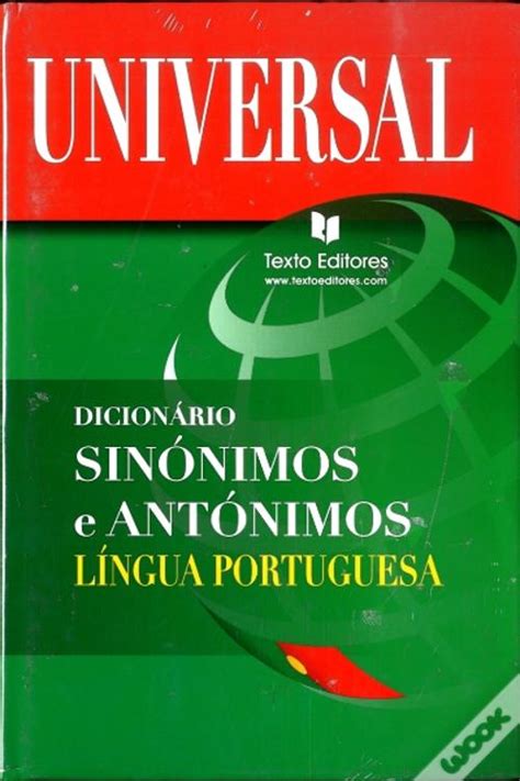 Dicionário Sinónimos E Antónimos De Língua Portuguesa Livro Wook