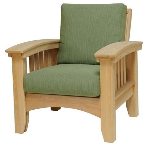 Amish Cypress Mission Patio Lounge Chair With Cushions 508 Liked On