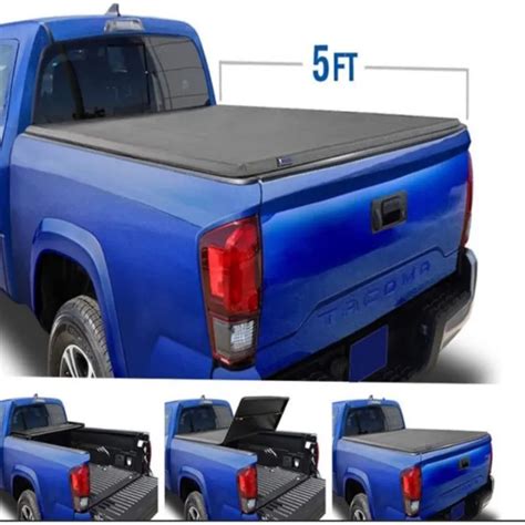 Tyger Auto T3 Soft Tri Fold Truck Bed Tonneau Cover For Nissan Frontier
