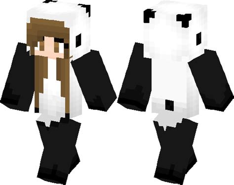 Panda Girl Skin Minecraft Skin Minecraft Hub