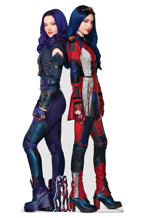 Mal And Evie From Descendants 3 Official Lifesize Cardboard Cutout