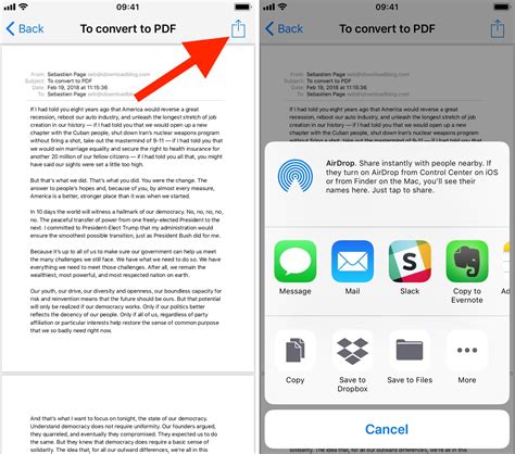 The jpg to pdf converter you are looking for: How to save an email as PDF on iPhone, iPad and Mac