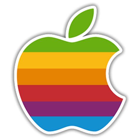 Apple Color Logo Sticker Sticker Mania
