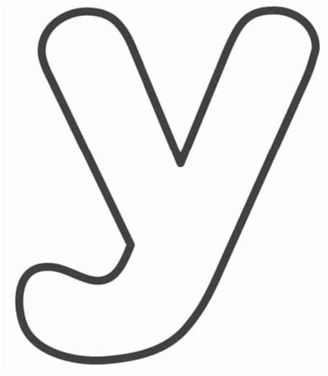Free Printable Bubble Letter Y Freebie Finding Mom