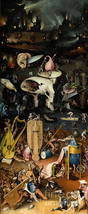 Third Panel The Garden Of Earthly Delights By Hieronymus Bosch Painting