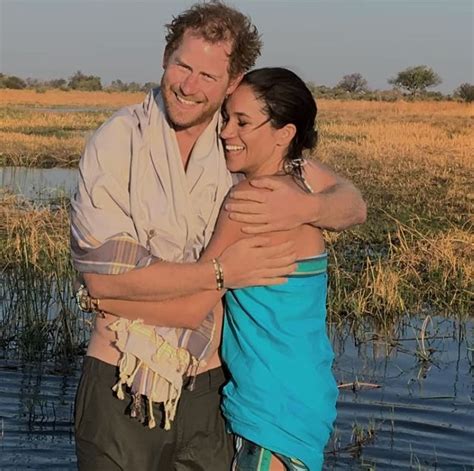 prince harry and meghan markle share 15 never before seen photos of their third date in botswana