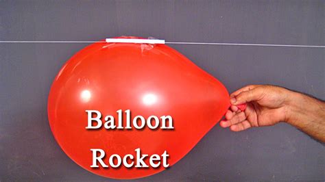 Balloon Rocket An Easy Science Project For Kids To Understand Newton