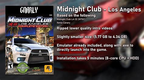 Aprender Acerca 76 Imagen Midnight Club Los Angeles Complete Edition