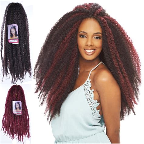 18inch Afro Marley Braid Kanekalon Hair Extension Kinky Twist Curly