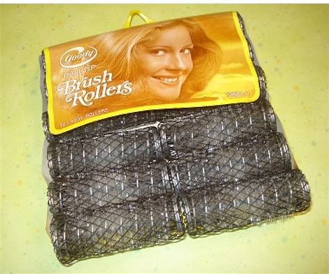 Vintage Goody Brush Hair Rollers Etsy