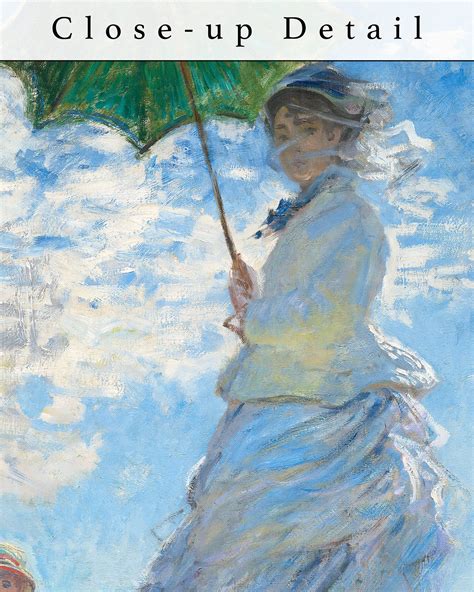 Th Century Claude Monet Print Woman With A Parasol Impressionist