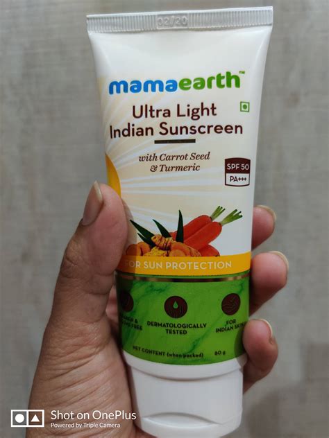 Mamaearth Ultra Light Indian Sunscreen SPF 50 PA Reviews