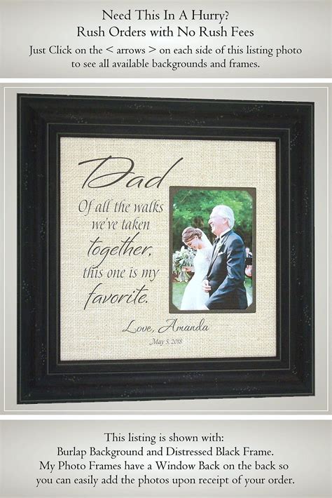 Unique personalized gifts for dad from daughter. Wedding Gift for Dad from Daughter Handmade Wedding Gifts ...
