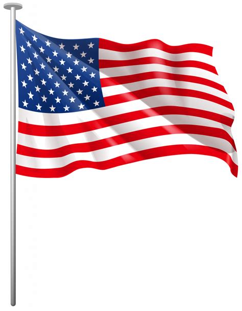 Download Us Flag Images Clip Art Transparent American Flag Clip Art