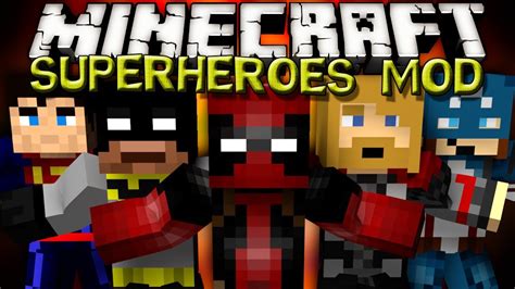 Minecraft Mods Superheroes Unlimited Mod Youtube