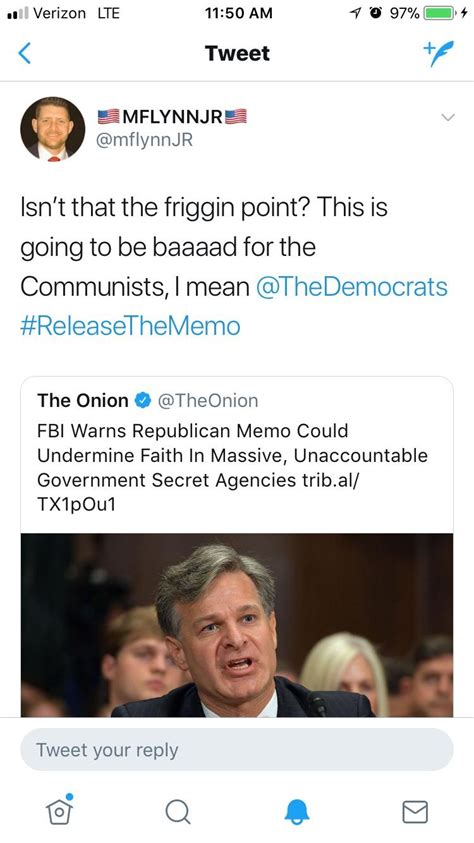 I Dont Think Flynn Jr Realizes The Onion Is Satire Themueller