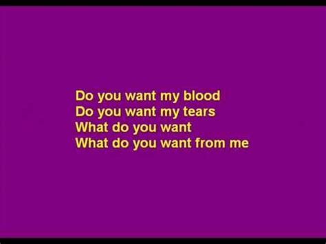 What skills do you want to utilize and improve upon as you further develop in your career? Pink Floyd - What do you want from me (lyrics) - YouTube