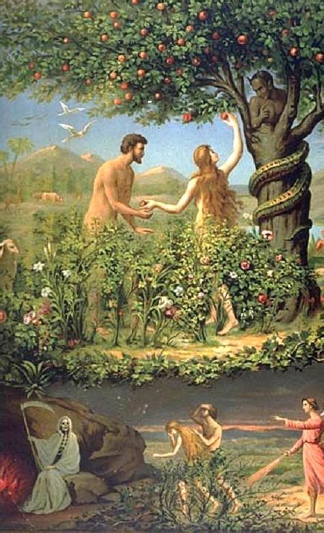 The Garden Of Eden Torah Story Adam And Eve Biblical Art Garden