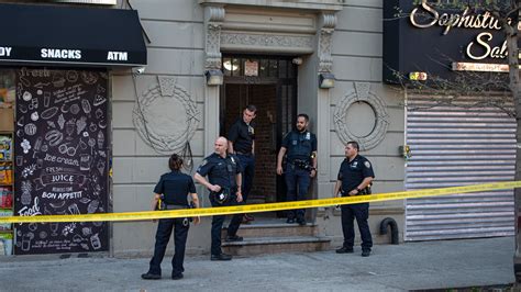 nypd officers answering a burglary call kill resident at brooklyn apartment the new york times