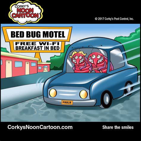 Bed Bug Cartoons Corkys Pest Control Services San Diego Pest Control