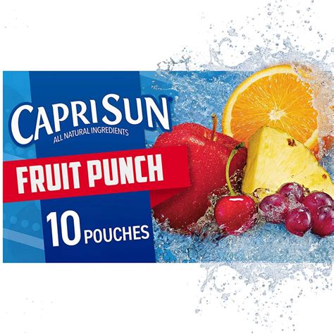Capri Sun Fruit Punch Ready To Drink Juice 40 Ct Just 664