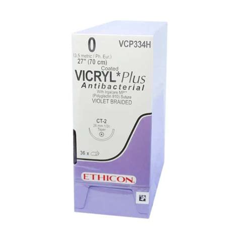 Med Vet International Ethicon Coated Vicryl Plus Antibacterial