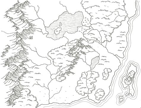How To Draw A Fantasy World Map Map