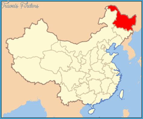Harbin Map Travelsfinderscom