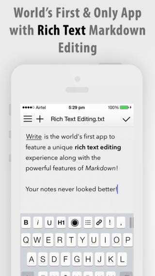 Our next app on this list isn't necessarily a writing app, but definitely one i would recommend to all writers. Write For iPhone 2.0 Features iOS 7 Redesign, New Themes ...