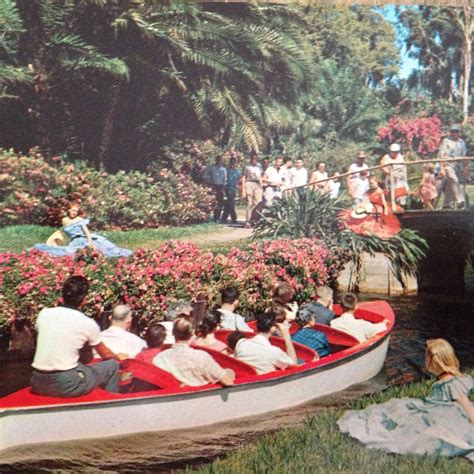Cypress Gardens Southern Belles Boats Vtg Postcard Flowers Florida