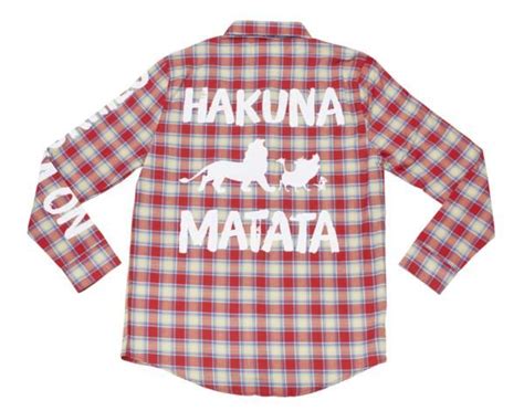 Hakuna Matata Flannel - Cakeworthy | Hakuna, Hakuna matata, Disney outfits