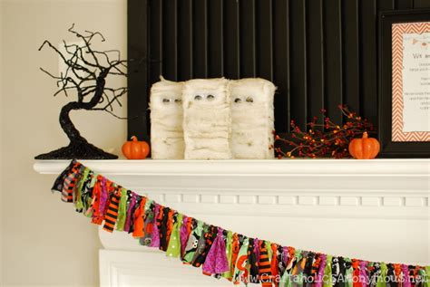 halloween fabric banner