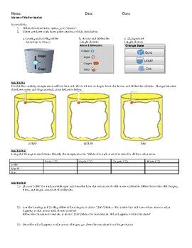 Hetcoloradoedu en simulation this pdf book contain answer key to phet labs. States of Matter PHET Lab by Smiles in Science | TpT