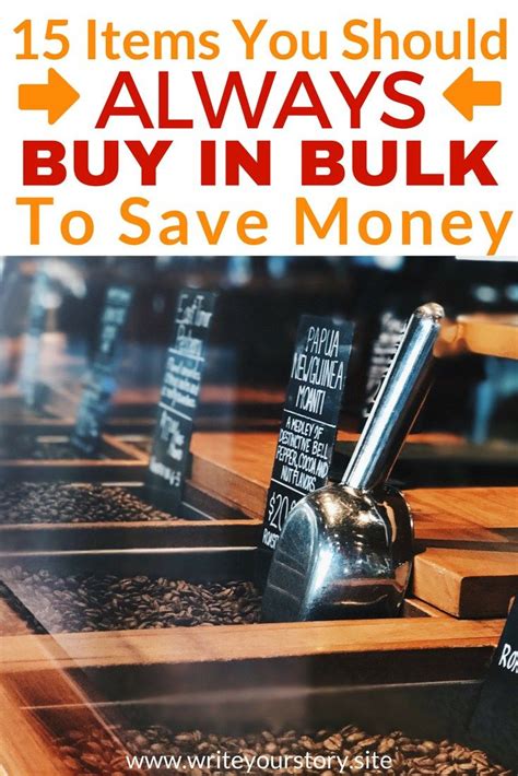 15 Items You Should Always Buy In Bulk To Save Money Saving Money