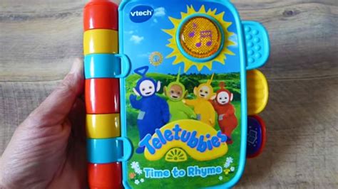 Vtech Teletubbies Time To Rhyme Book Toy For Babies Toddlers With