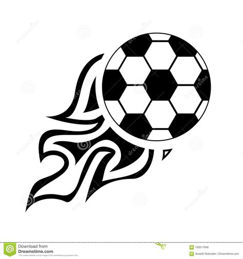 Logo Bola Futsal Vector Football Ball Soccer Ball Silhouette Vector