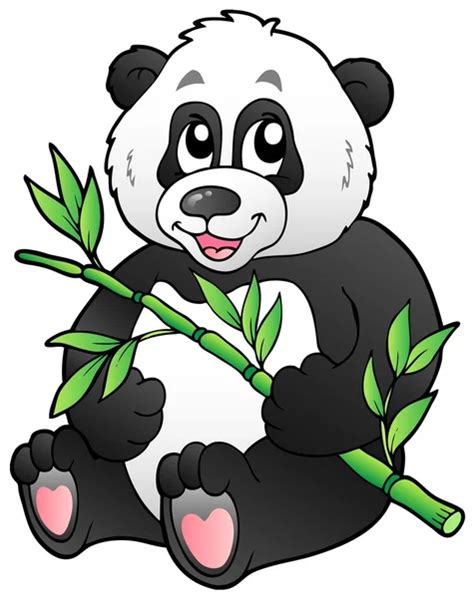 Panda Eating Bamboo Stock Vector Image By ©dazdraperma 7820330